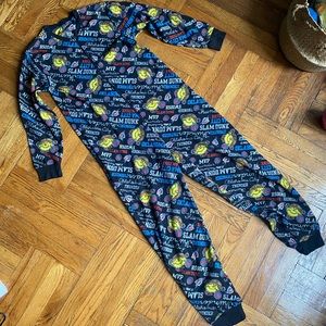 Thunder NBA basketball Oklahoma City onsie long pajama one piece warm